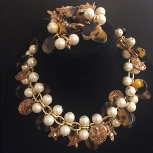 J Crew Pearls necklace set